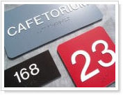 Ada signs, Name plates and office signs 
